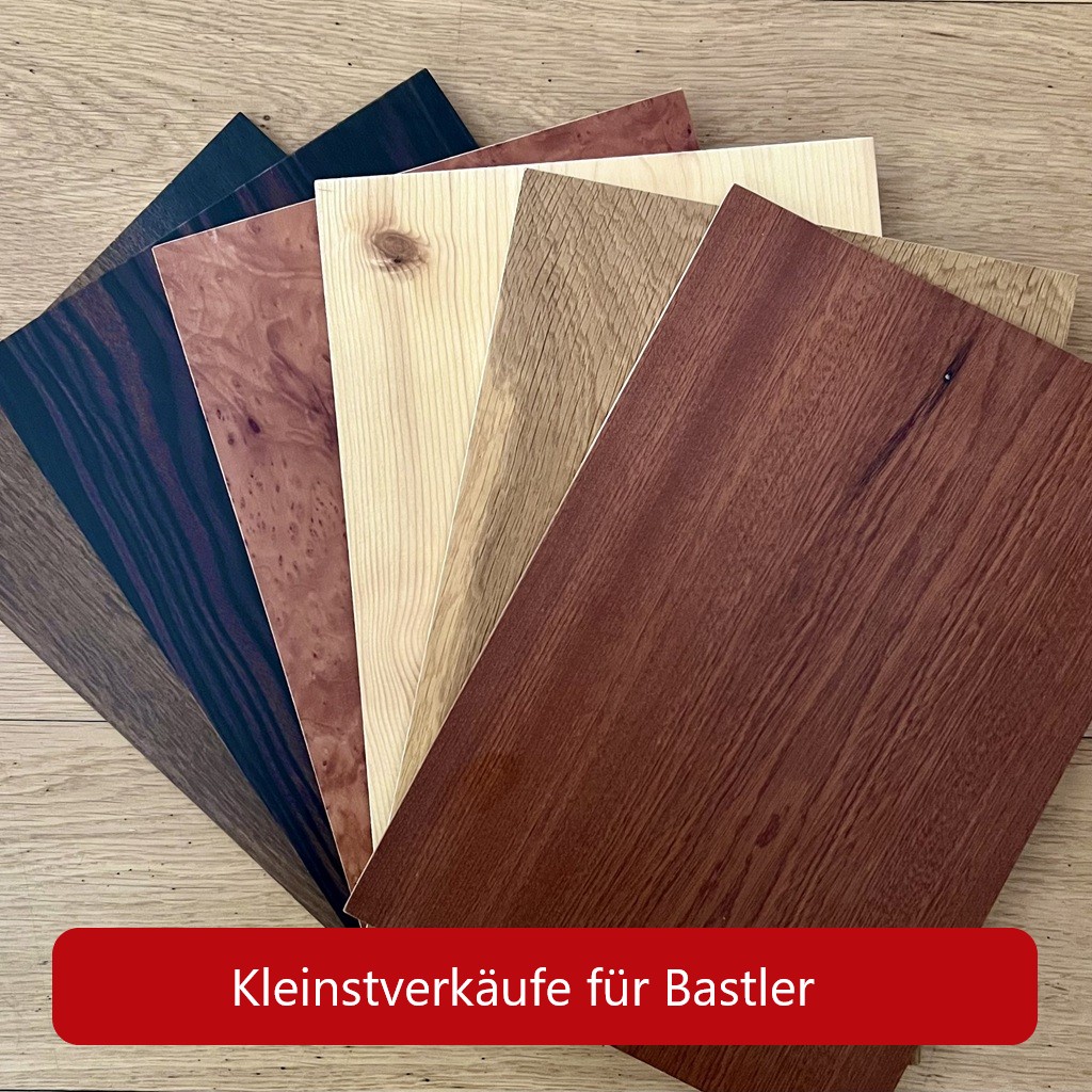 Furniere, Furnierdecks und Massivholz-Tischplatten kaufen